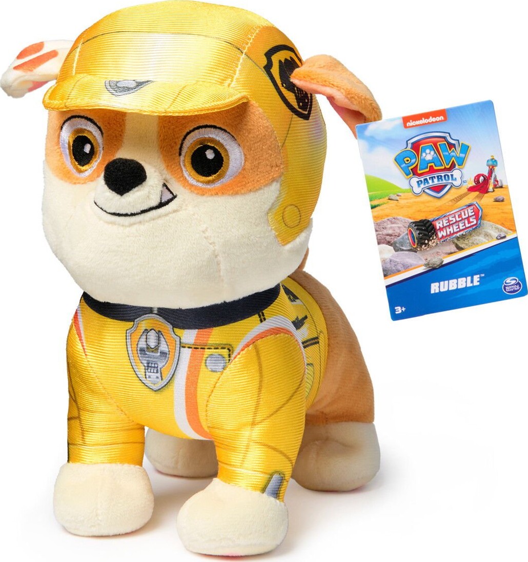 Paw Patrol Bamse - Rubble - Rescue Wheels - 20 Cm