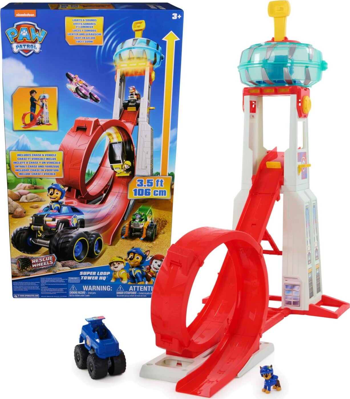 Paw Patrol Rescue Wheels Loop Tårn 106cm