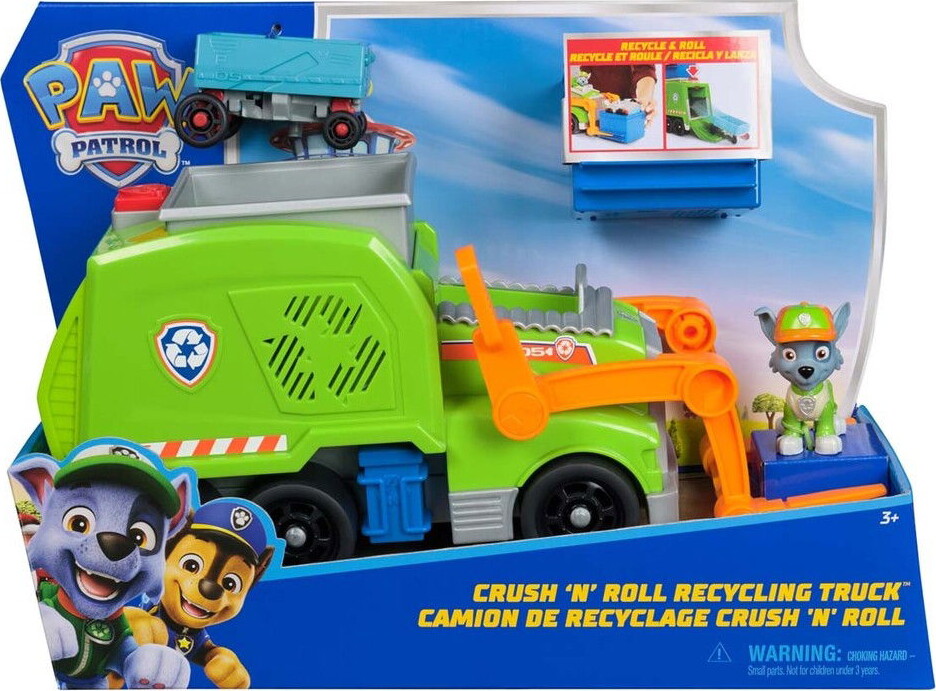 Paw Patrol - Rocky Crush N' Roll Genbrugstruck - (6071248)