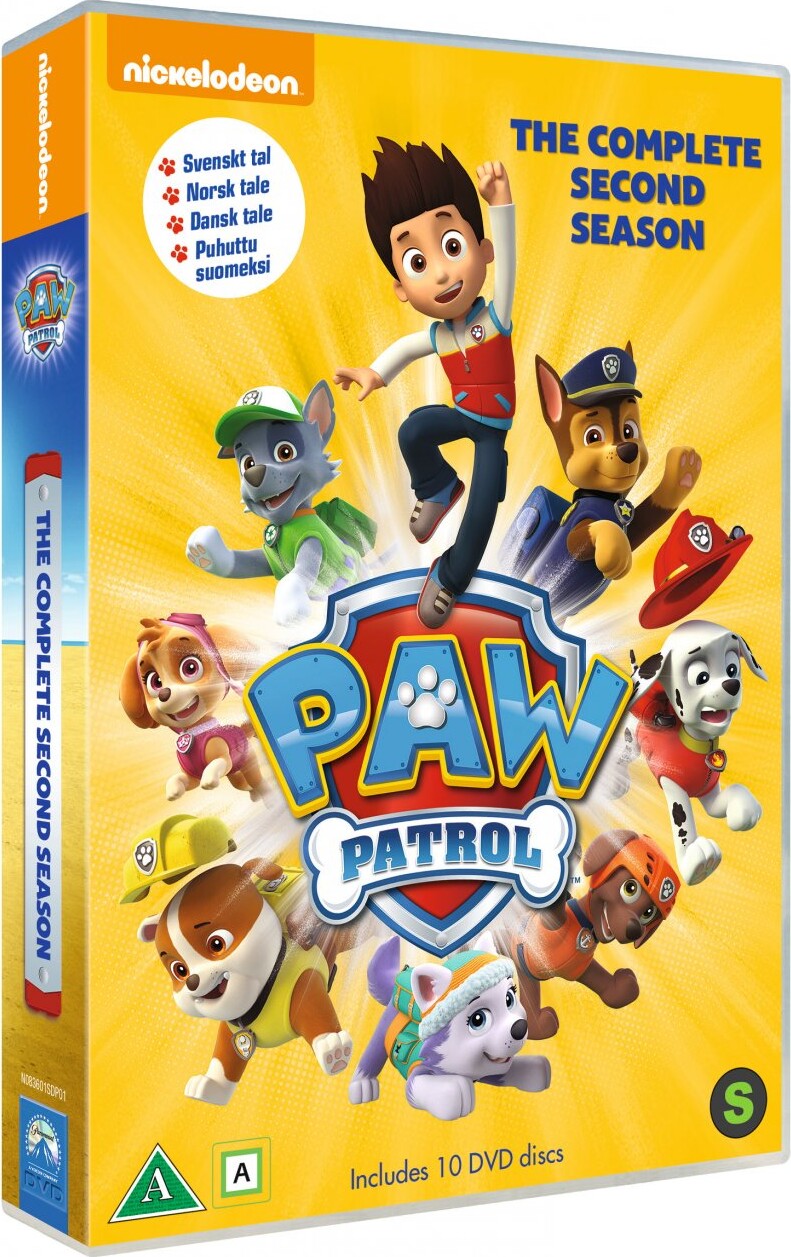 Paw Patrol - Sæson 2 - Vol. 1-10 - DVD - Film