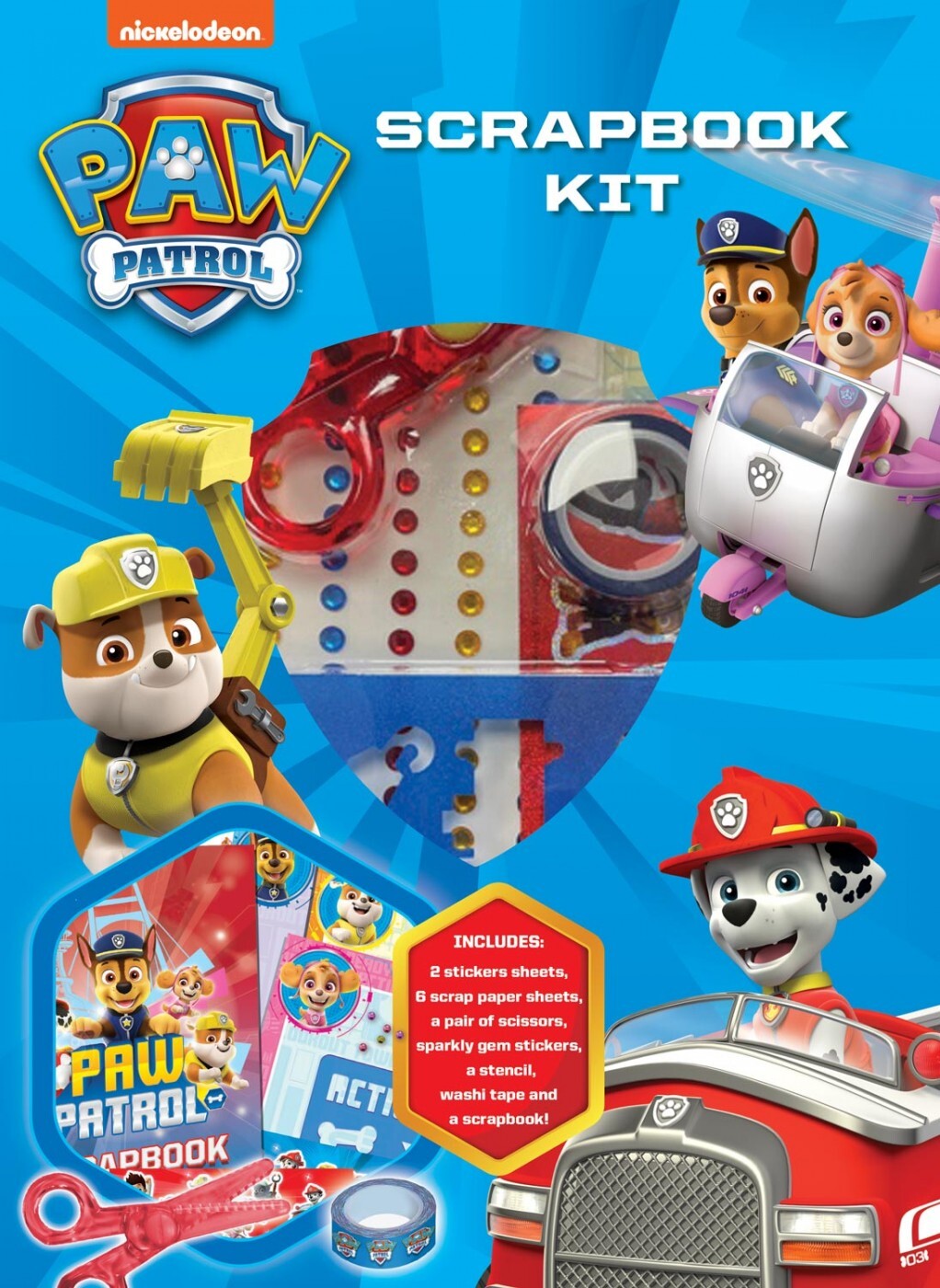 Paw Patrol Scrap Book Kit - Alligator