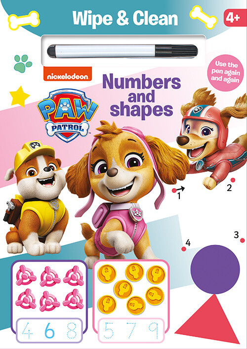 Paw Patrol - Skye - Skriv Og Visk Ud - Bog