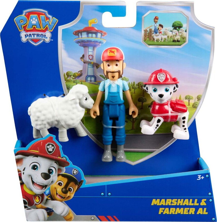 Paw Patrol - Marshall Og Farmer Al - Figur Legesæt