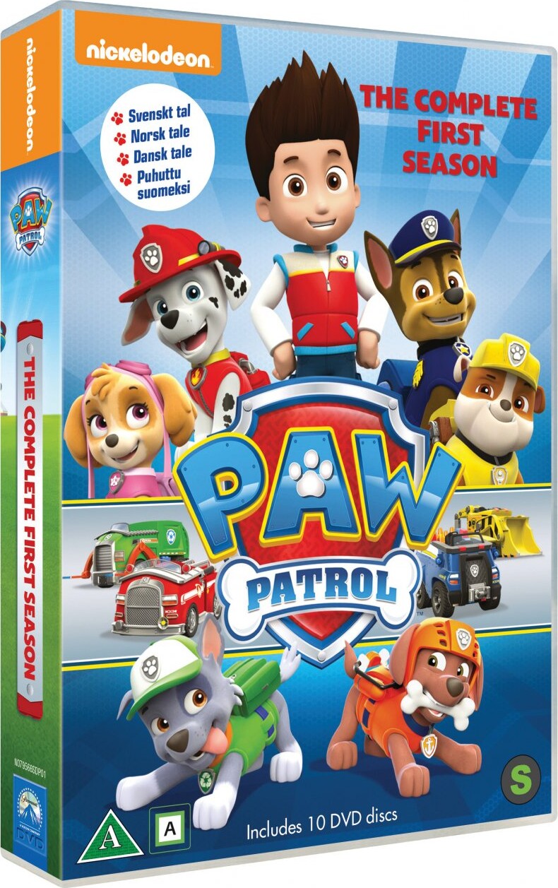 7: Paw Patrol - Sæson 1 - Vol. 1-10 - DVD - Film