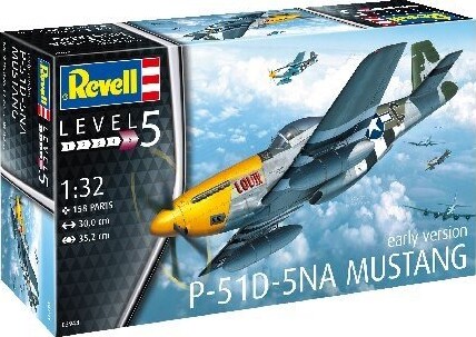 Billede af Revell - P-51d-5na Mustang Fly Byggesæt - 1:32 - 64148