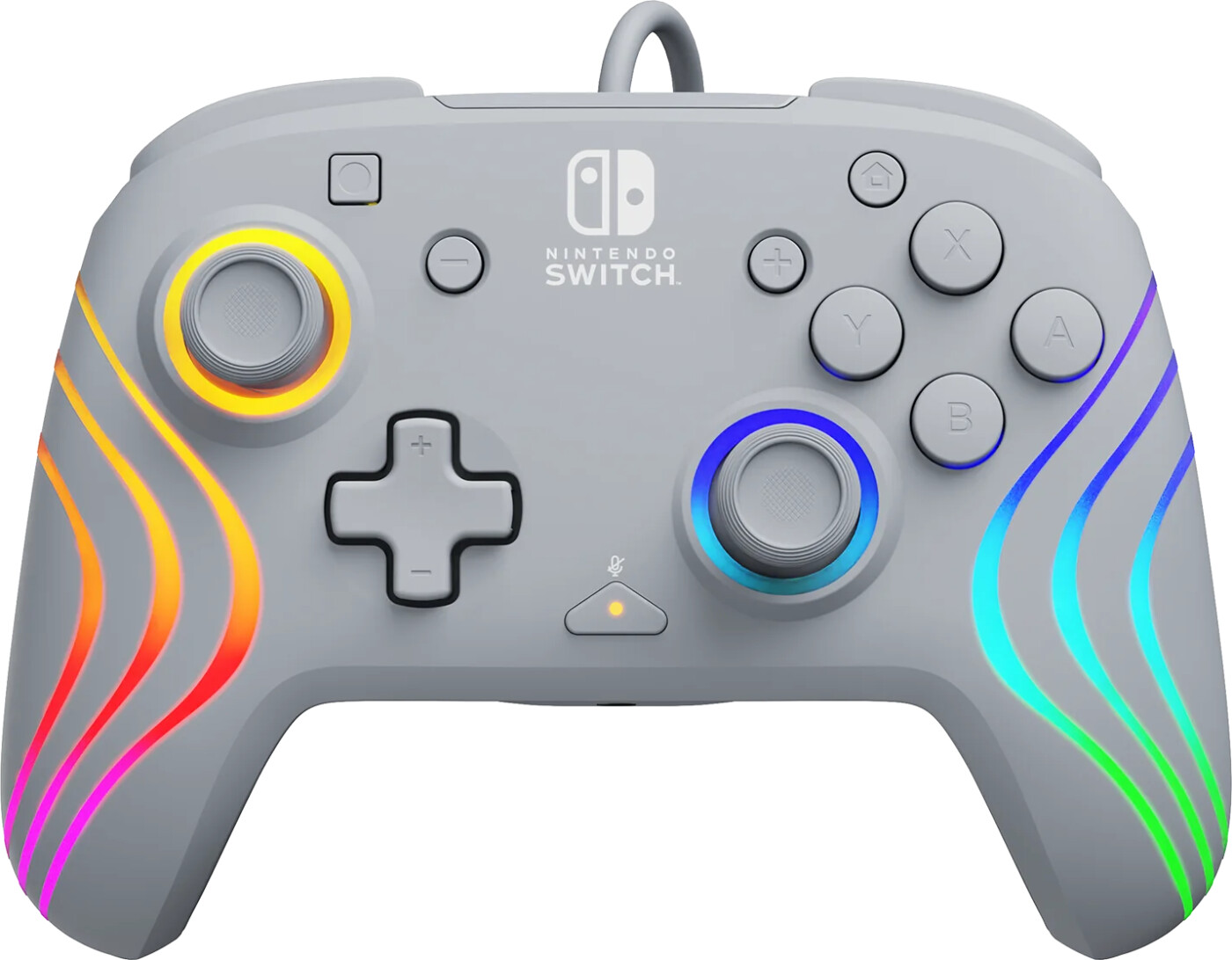 Pdp Afterglow Wave Wired Controller Grey Switch