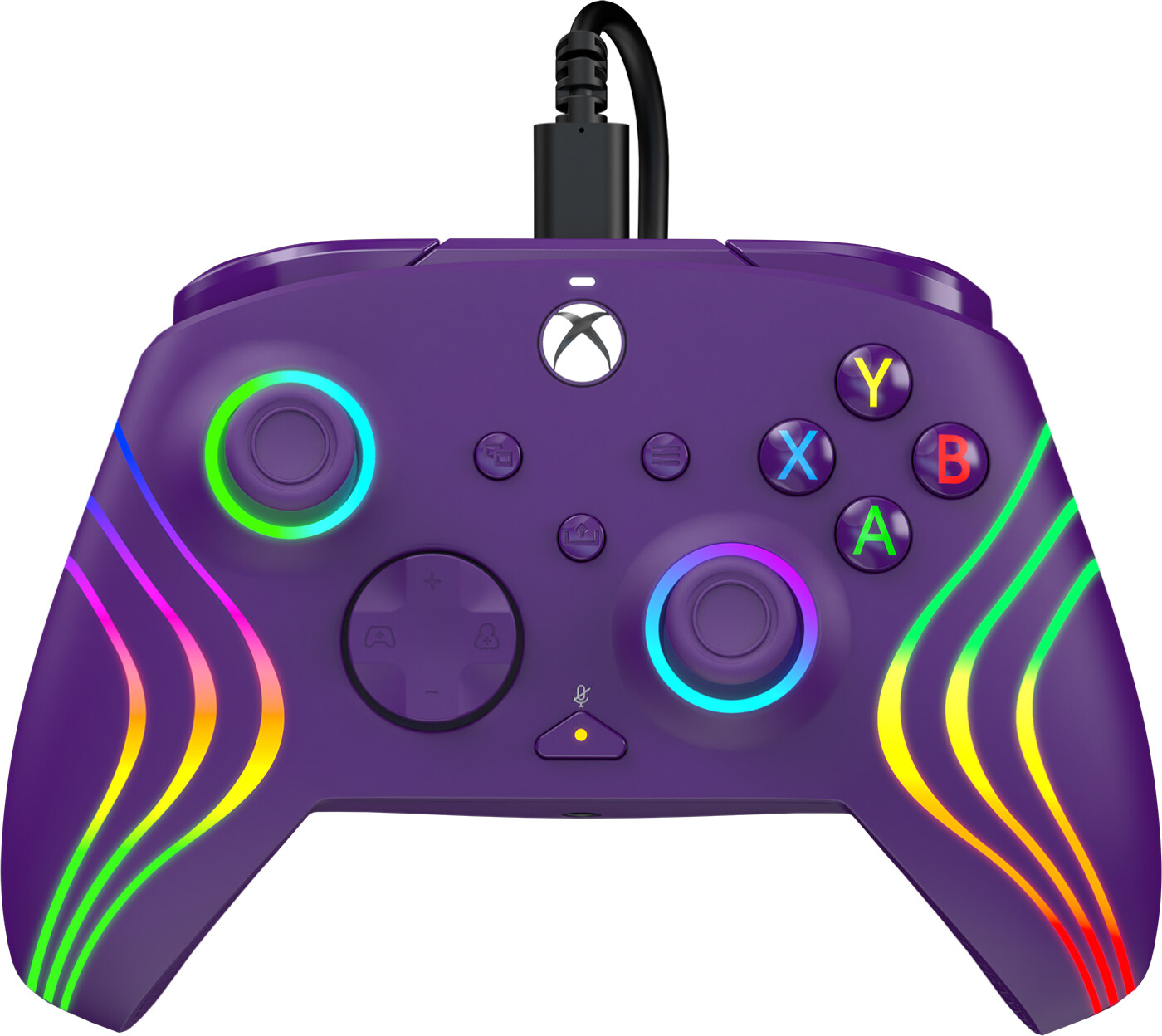 Pdp Afterglow Wave Wired Controller - Purple