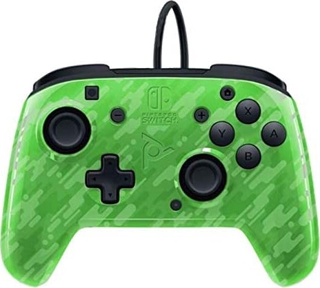 Pdp - Nintendo Switch Controller - Face-off - Camo Grøn