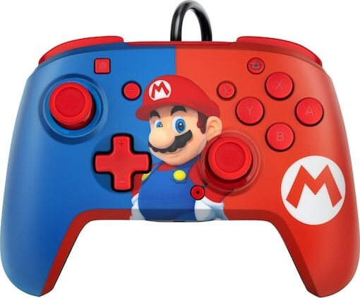 PDP Pdp - Nintendo Switch Controller Mario Blå Rød