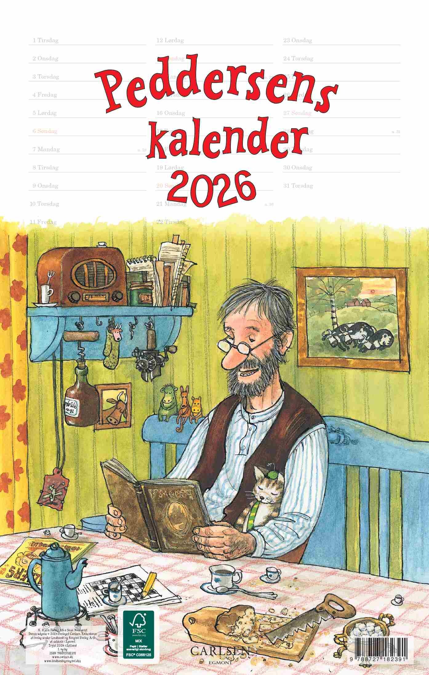 Peddersens Kalender 2026