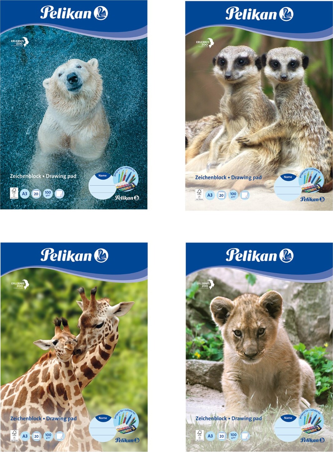 Pelikan Drawing Blocks A3 / 20