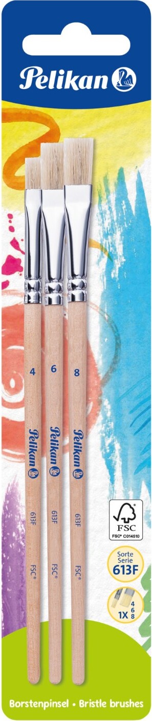 Pelikan - Penselsæt - 3 Stk