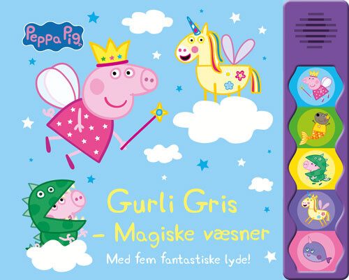 Se Peppa Pig - Gurli Gris - Magiske væsner (lydbog med 5 fantastiske lyde) hos Gucca.dk