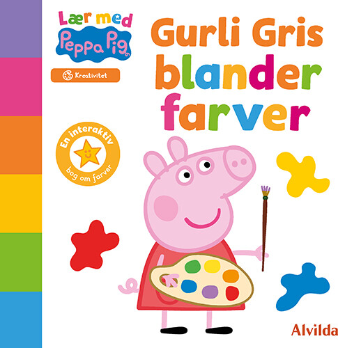 Billede af Peppa Pig - Lær Med Gurli Gris - Gurli Gris Blander Farver - Alvilda - Bog