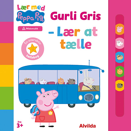 Billede af Peppa Pig - Lær Med Gurli Gris - Gurli Gris - Lær At Tælle - Diverse - Bog hos Gucca.dk
