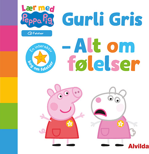 Peppa Pig - Lær Med Gurli Gris - Gurli - Alt Følelser - Papbog -