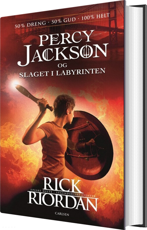 Billede af Percy Jackson 4 - Percy Jackson Og Slaget I Labyrinten - Rick Riordan - Bog hos Gucca.dk