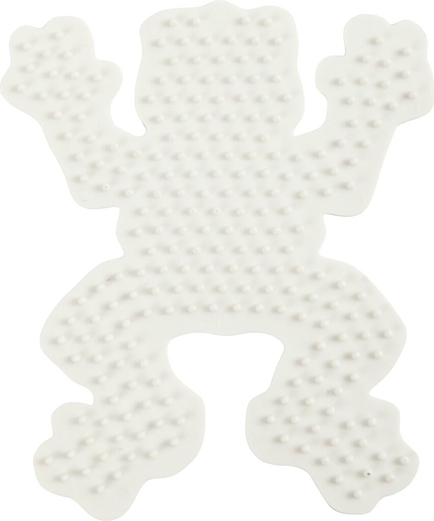 Perleplade - Frø - Str. 10 Cm - Medium - 1 Stk.