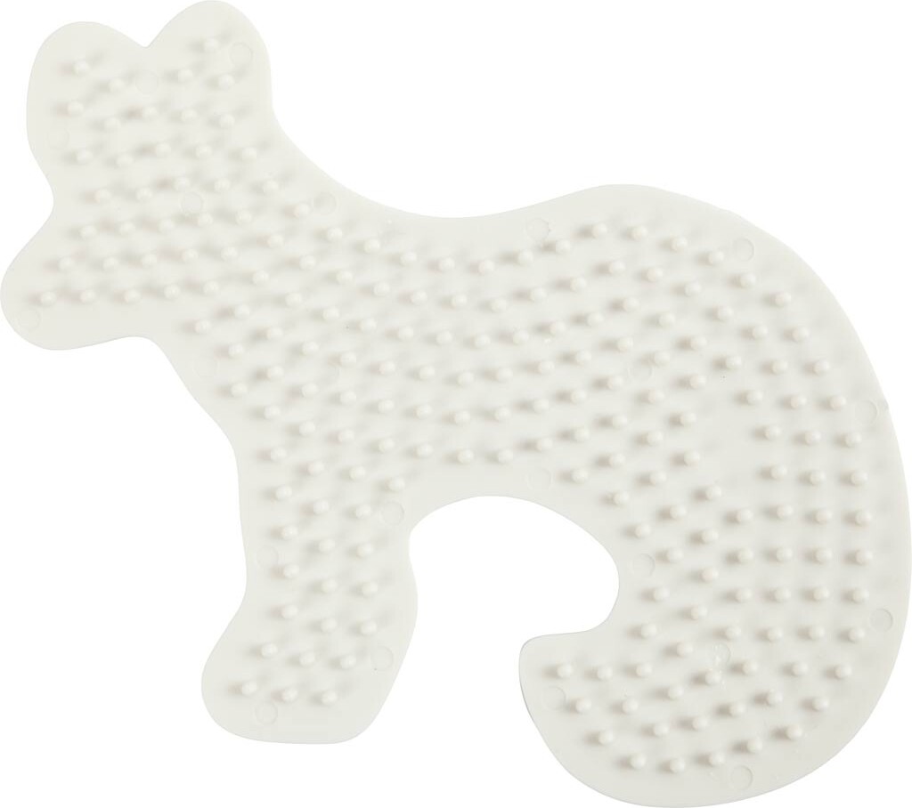 Perleplade - Ræv - Str. 10 Cm - Medium - 1 Stk.