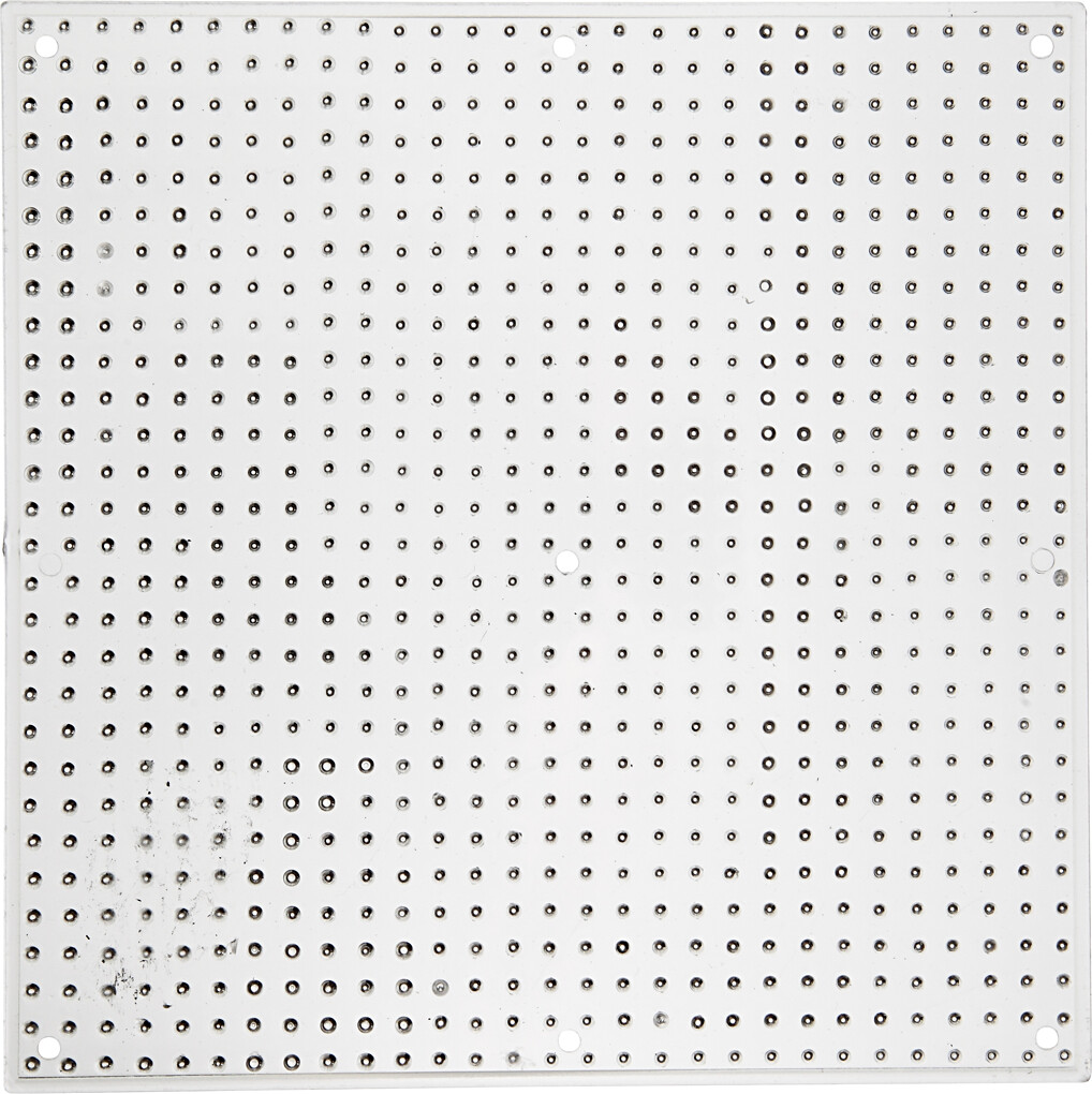 Perleplade - Stor Kvadrat Firkant - Medium - 14,5x14,5 Cm - 10 Stk.