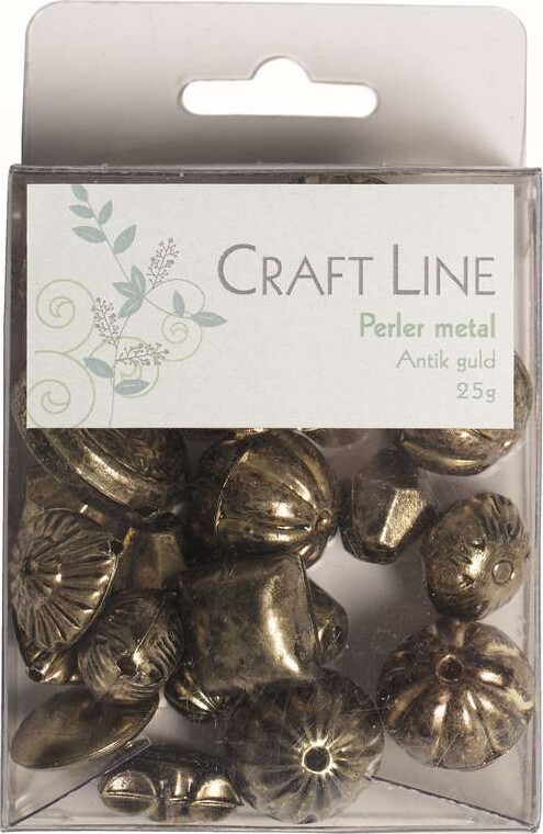 Perler Metal 25g Antik Guld - Craft Line