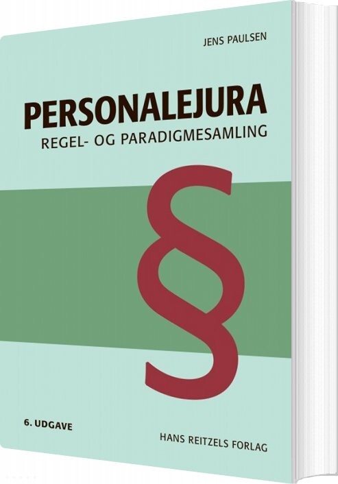 Personalejura - Regel- Og Paradigmesamling - Jens Paulsen - Bog