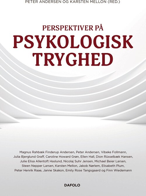 Perspektiver På Psykologisk Tryghed - Peter Andersen - Bog