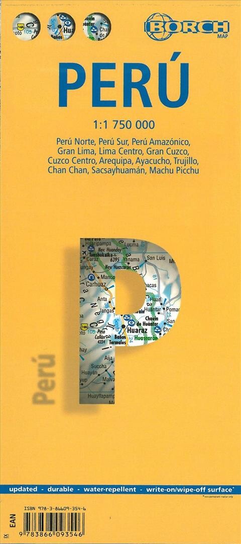 Peru - Borch Maps - English book