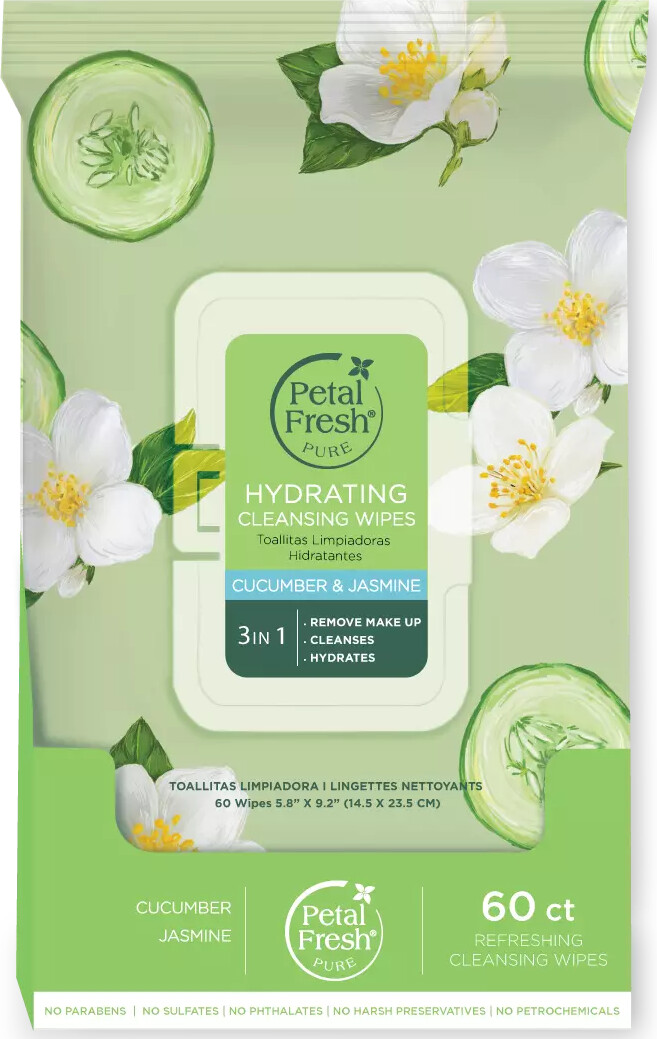 Petal Fresh - Pure Brightening Cucumber & Citrus Cleansing Wipes