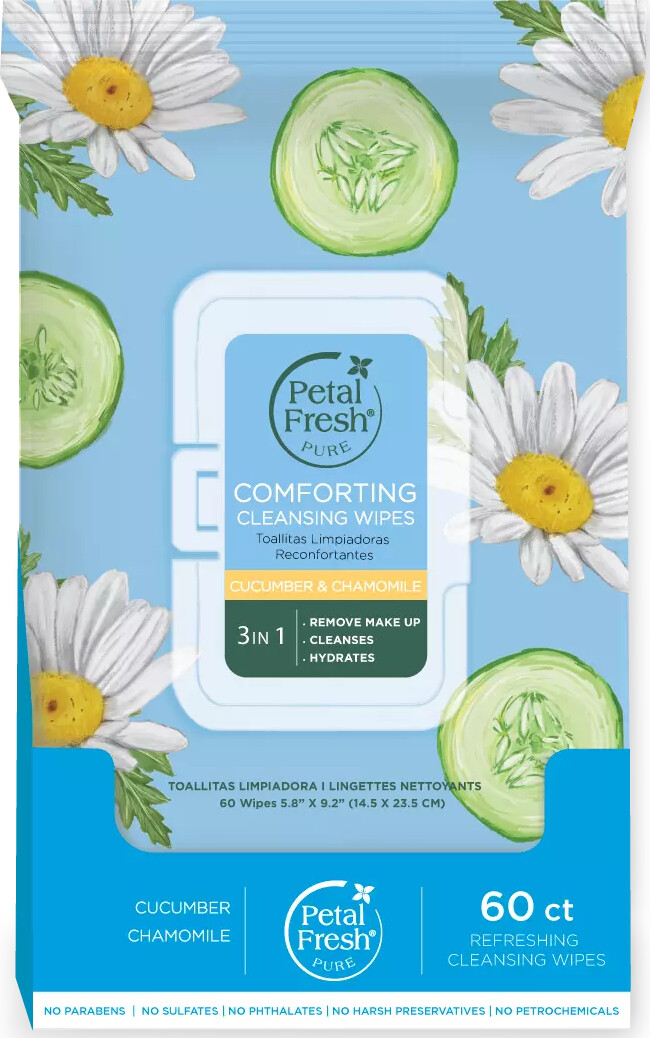 Petal Fresh - Pure Comforting Cucumber & Chamomile Cleansing Wipes