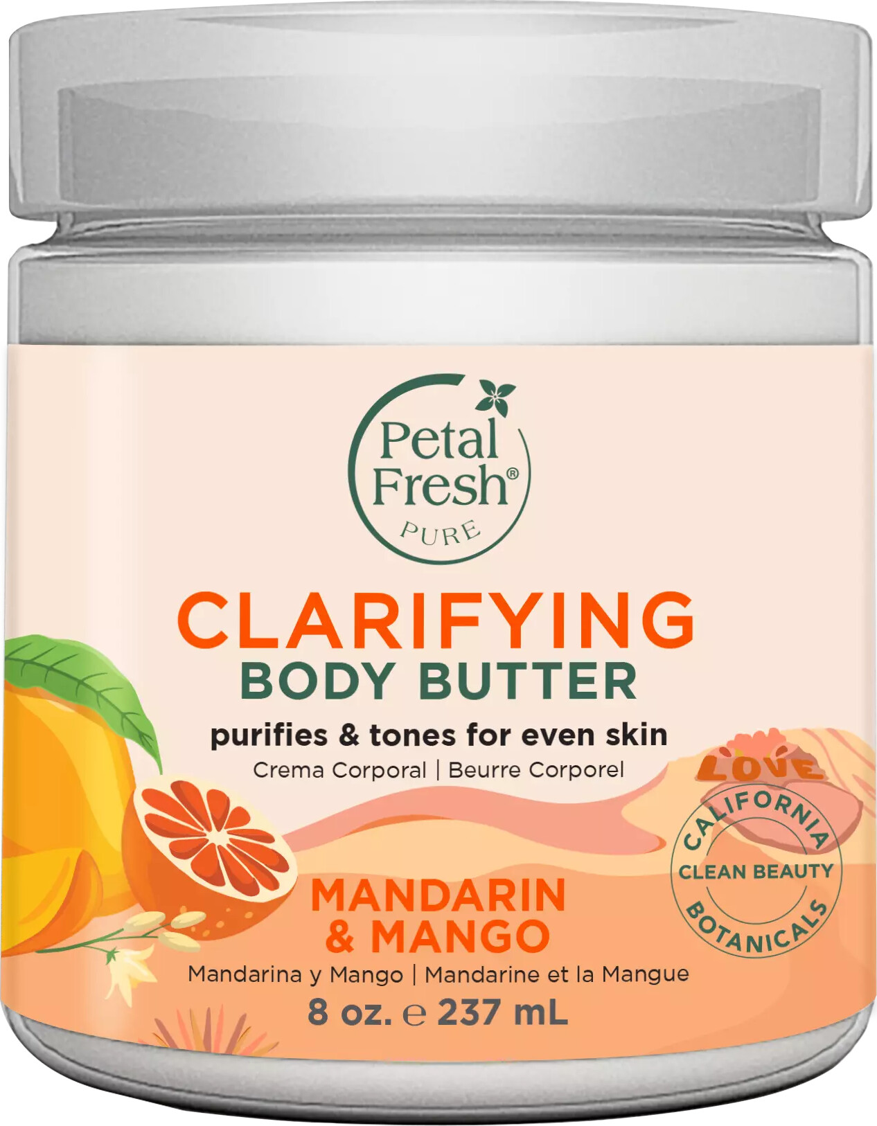 Petal Fresh Pure Mandarin & Mango Body Butter 237 ml