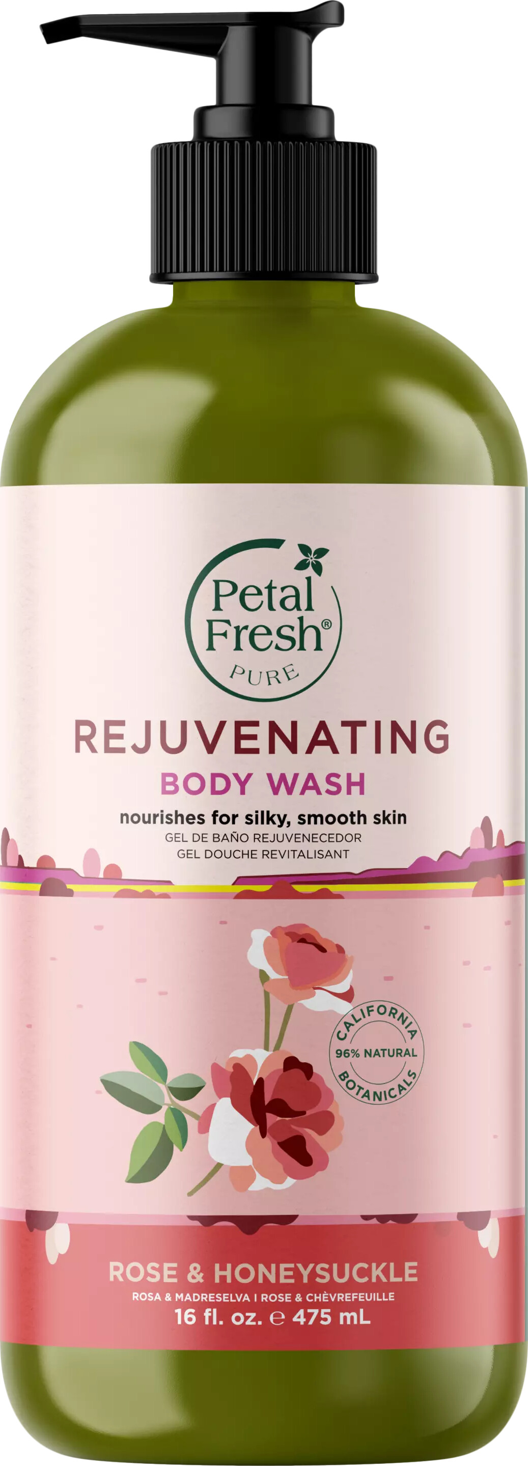 Petal Fresh - Pure Rose & Honeysuckle Body Wash 475 Ml