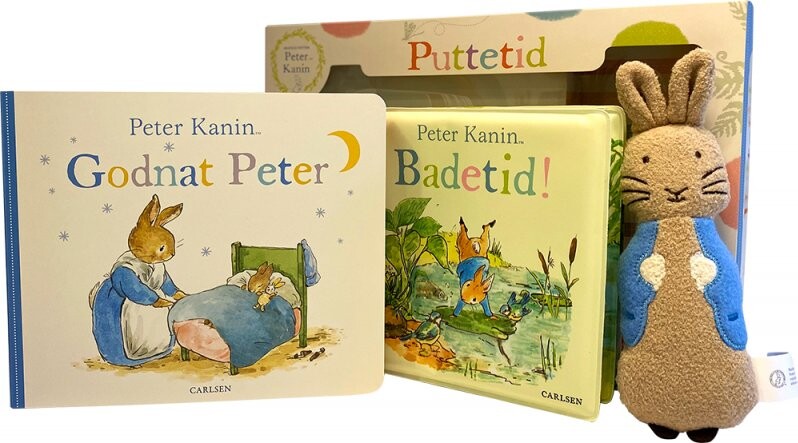 Peter Kanin - Babybog, Badebog Og Bamse - Puttetid - Carlsen - Bog