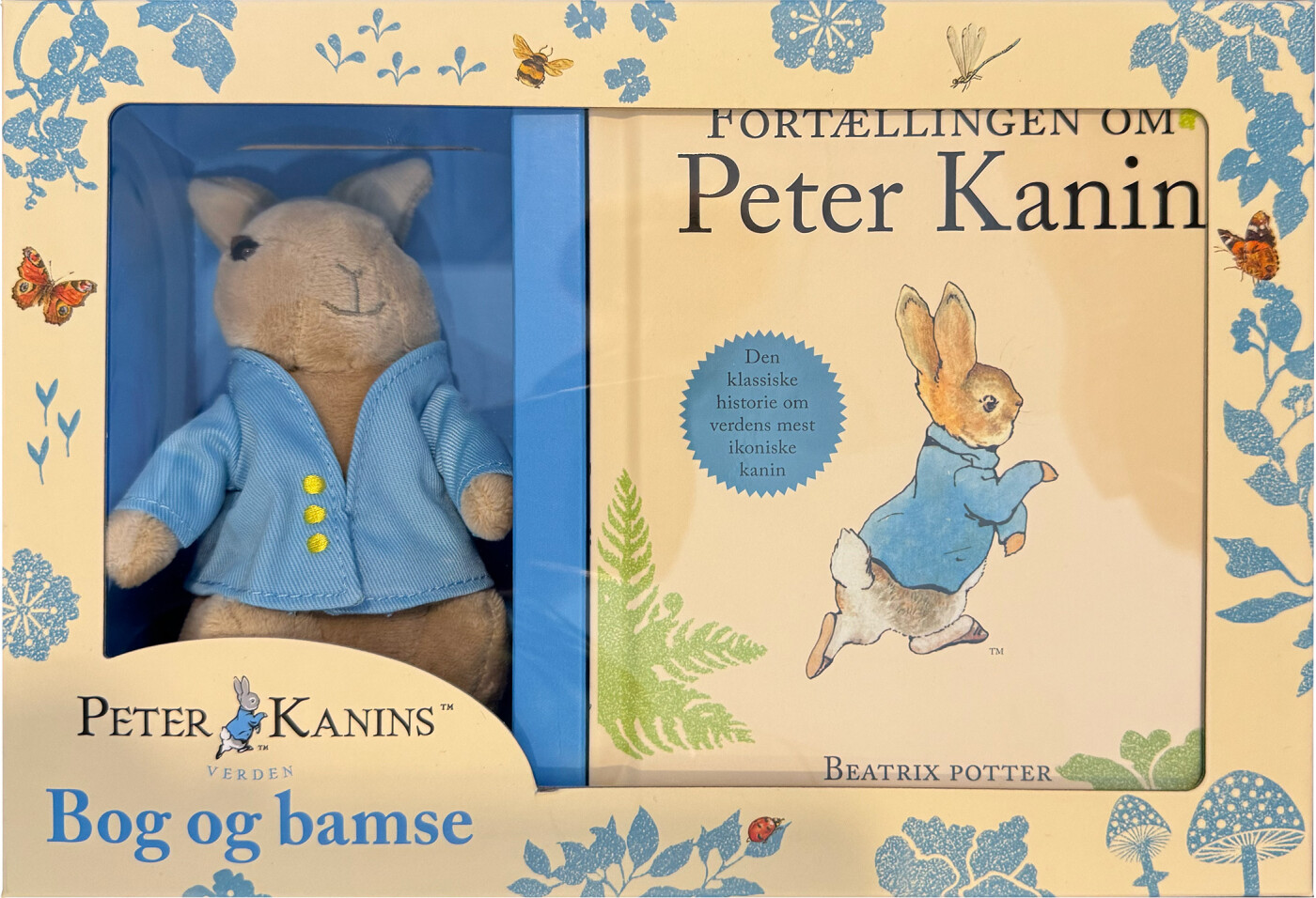 Peter Kanin - Gaveæske Med Bog Og Bamse - Beatrix Potter - Bog