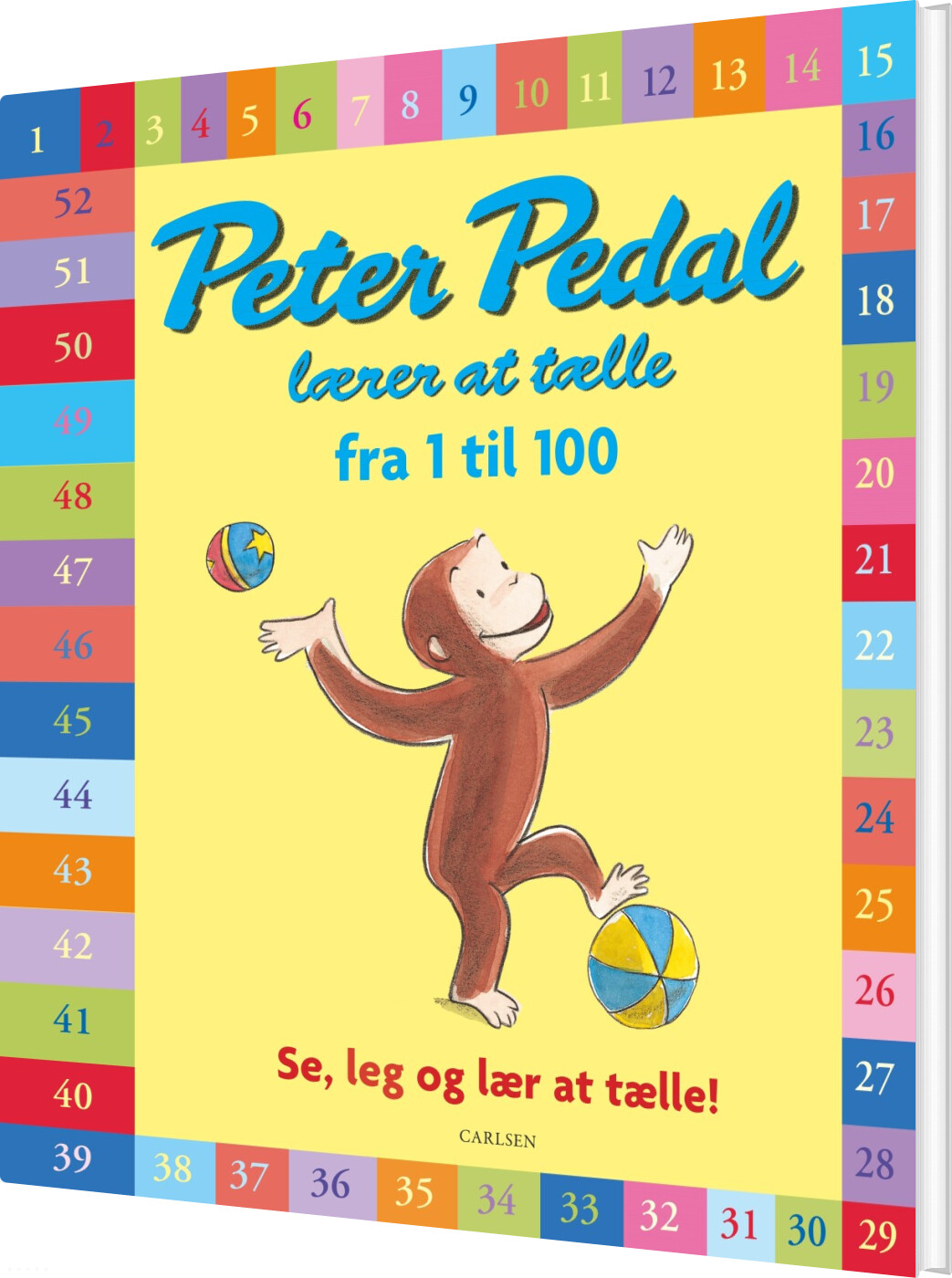 Peter Pedal Lærer At Tælle Fra 1 Til 100 - H. A. Rey - Bog