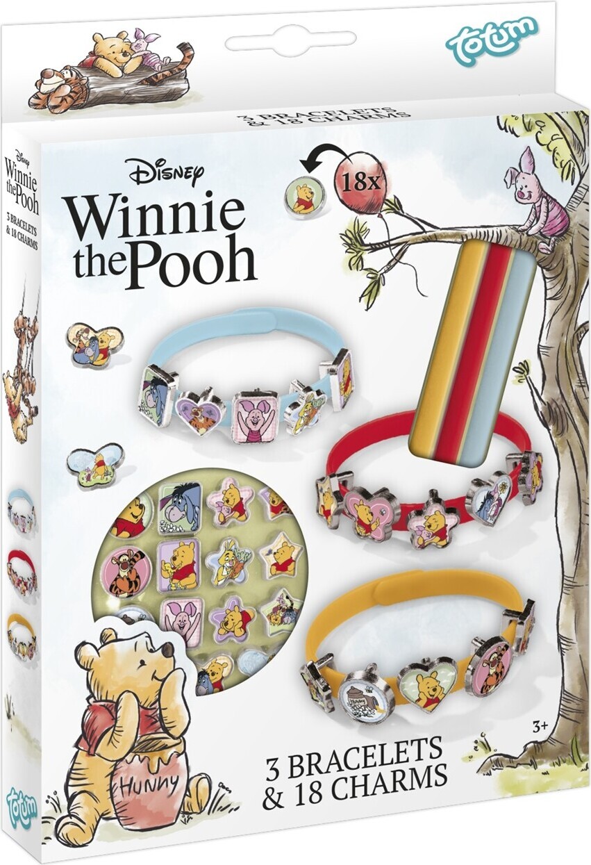 Peter Plys 3 Armbånd + 18 Vedhæng