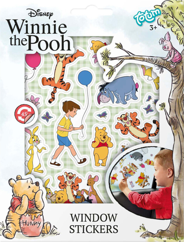 Winnie The Pooh - Window Stickers - Peter Plys Vindue Klistermærker