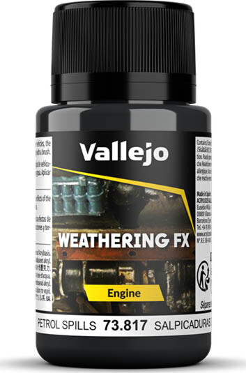 Vallejo - Weathering Effects Maling - Petrol Spills 40 Ml