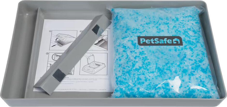 Petsafe - Scoopfree® Plastik Bakke Med Crystal Silica Kattegrus 1,9kg