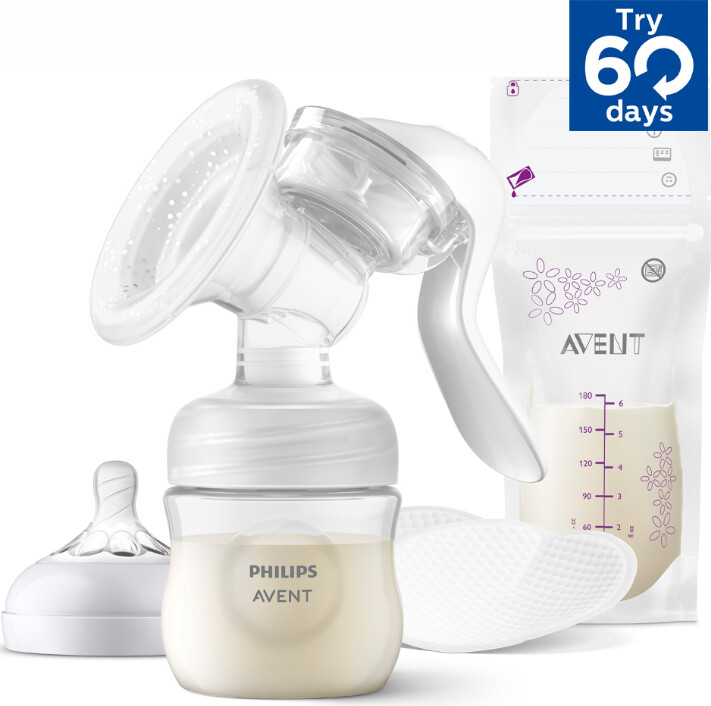 Philips Avent - Manuel Pumpe - Startsæt - 14 Dele