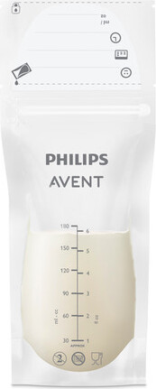 Philips Avent - Opbevaringsposer Til Modermælk - 180 Ml - 25 Stk