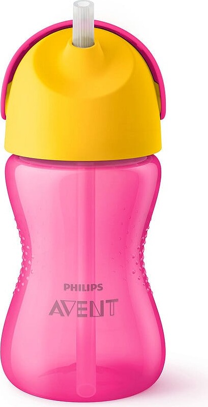 Philips Avent - Sugerørskop - Pink Og Gul - 300 Ml