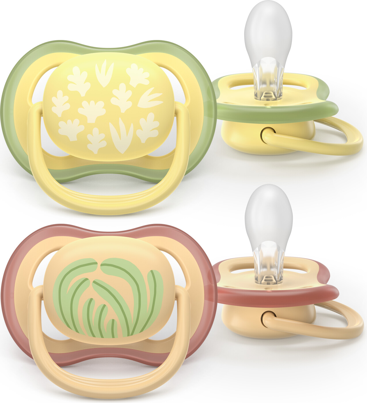 Philips Avent Sutter - Ultra Air - 0-6 Måneder - Gul Orange