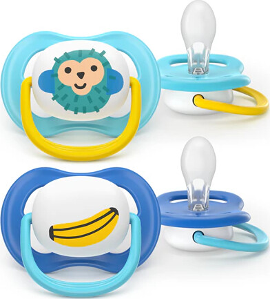 Philips Avent Sutter - Ultra Air - 6-18 Måneder - Gul Blå