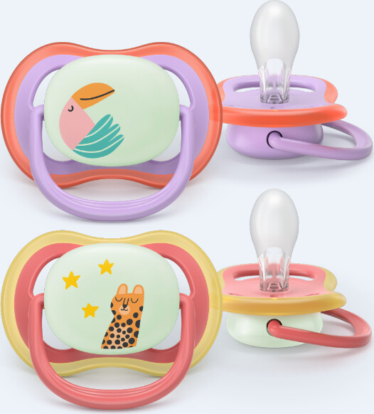 Philips Avent Ultra Air Night Sutter - Fra 18 Måneder - Lilla Lyserød