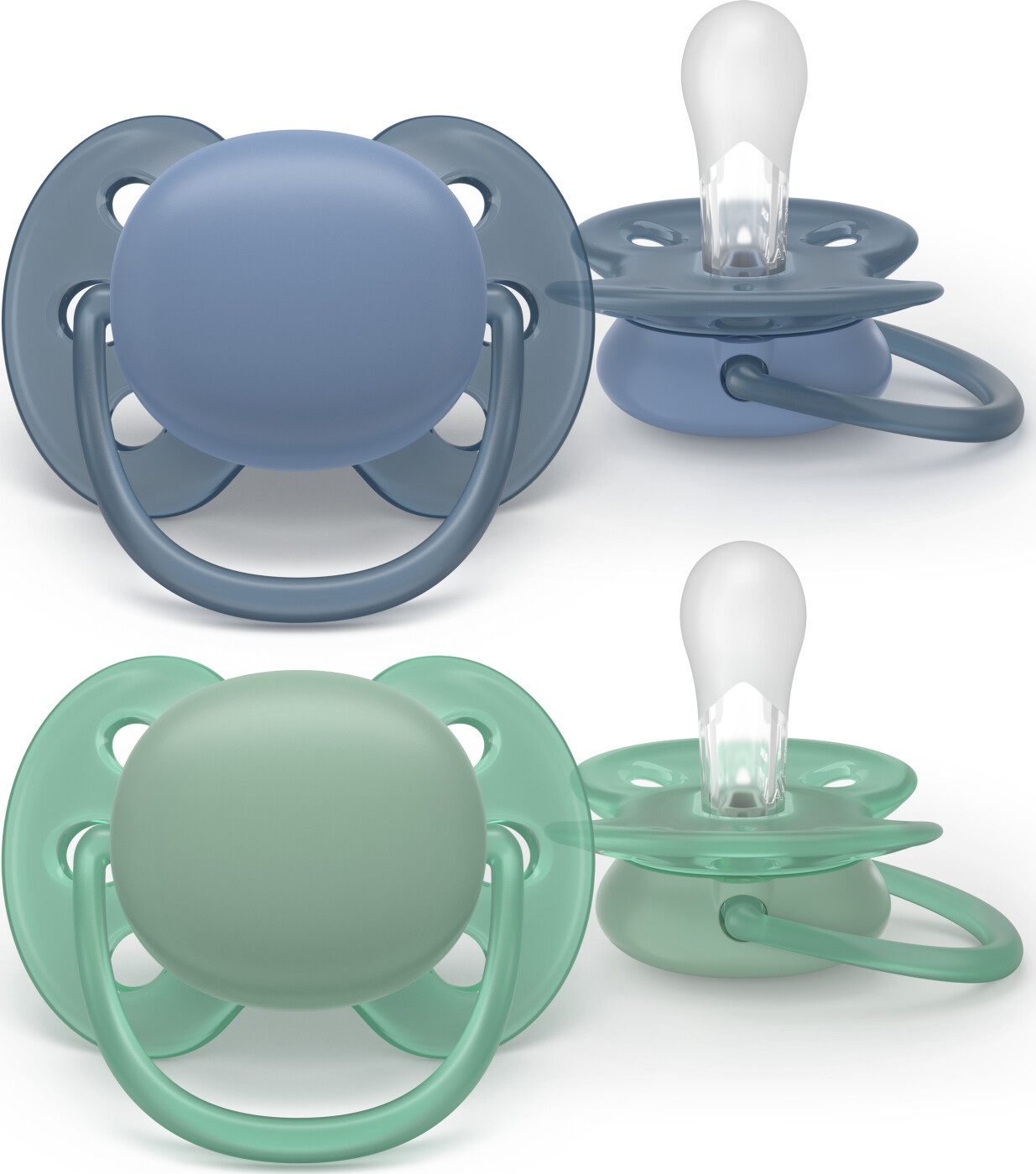 Philips Avent, Ultra Soft, Str. 2 (6-18 Mdr.), 80 % Plantebaseret, 2 Pak