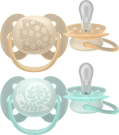 Philips Avent Ultra Air Night Sutter - 0-6 Måneder - Gul Grøn