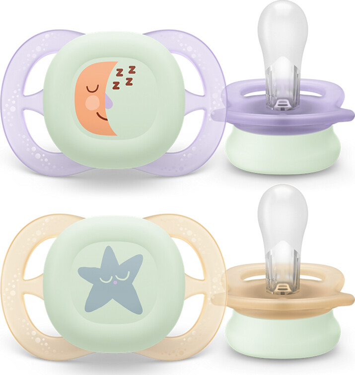 Philips Avent Ultra Start - Night - 0-2 Måneder - Lilla Gul - Sutter