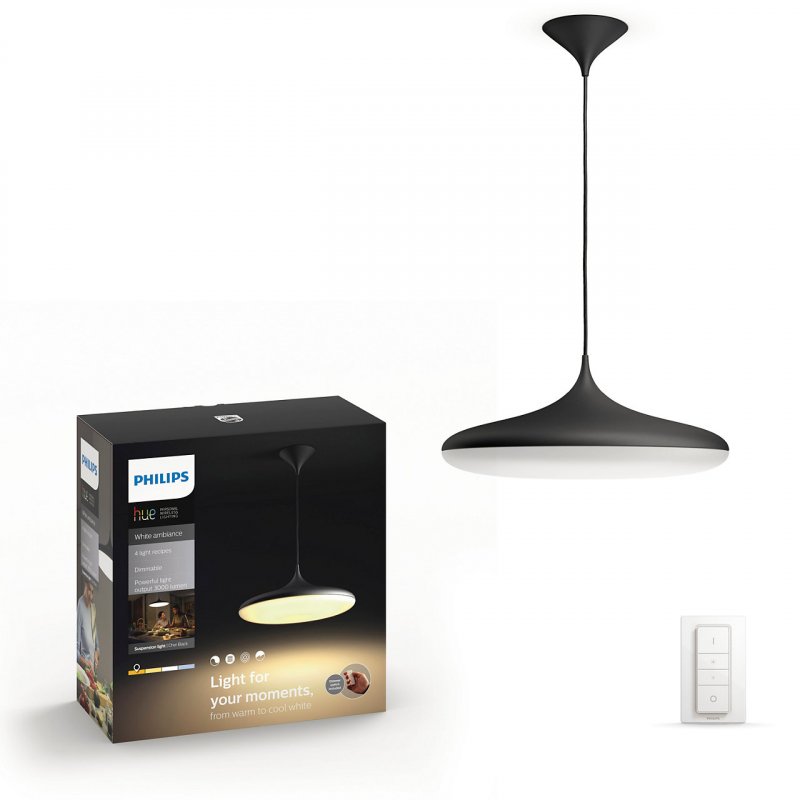 Her er Philips Hue White Ambiance Connected Cher Pendel Her er Philips Hue White Ambiance Connected Cher Pendel
