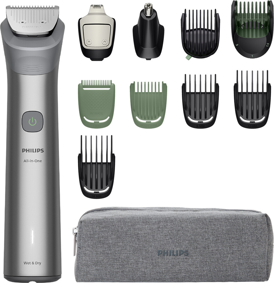 Philips - Multigroom Series 5000 - Inkl. 11 Stk. Tilbehør